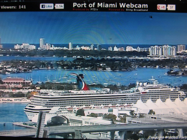 Port of Miami Cruise Webcam
