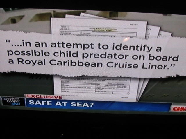 Child Sexual Assault - Royal Caribbean Cruise Ship 
