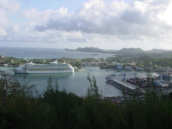 St. Lucia - Royal Caribbean cruise ship