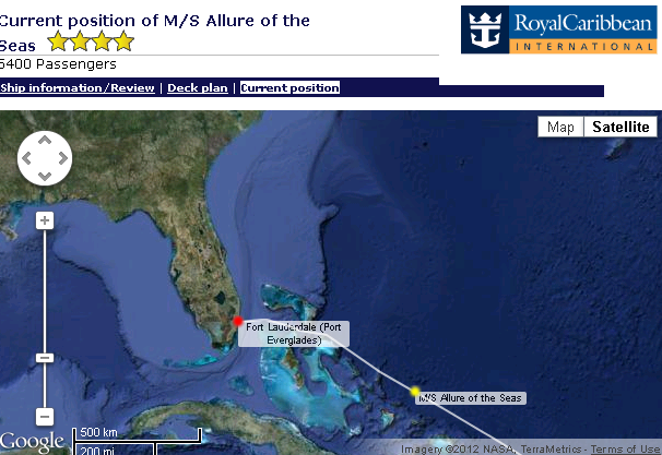Allure of the Seas Cruise Ship Fire - Explosion - Ship Fire