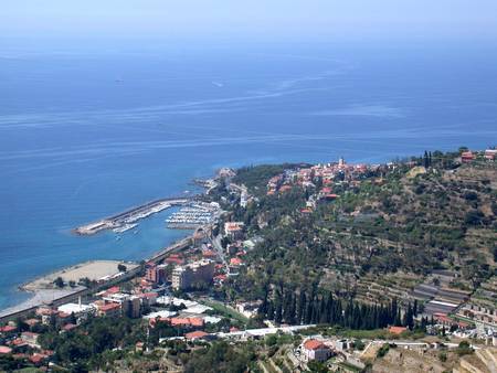 Bordighera Italy - Cruise Ship 