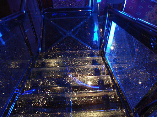 Stairs Catacombs Nightclub - Liberty of the Seas Cruise Ship