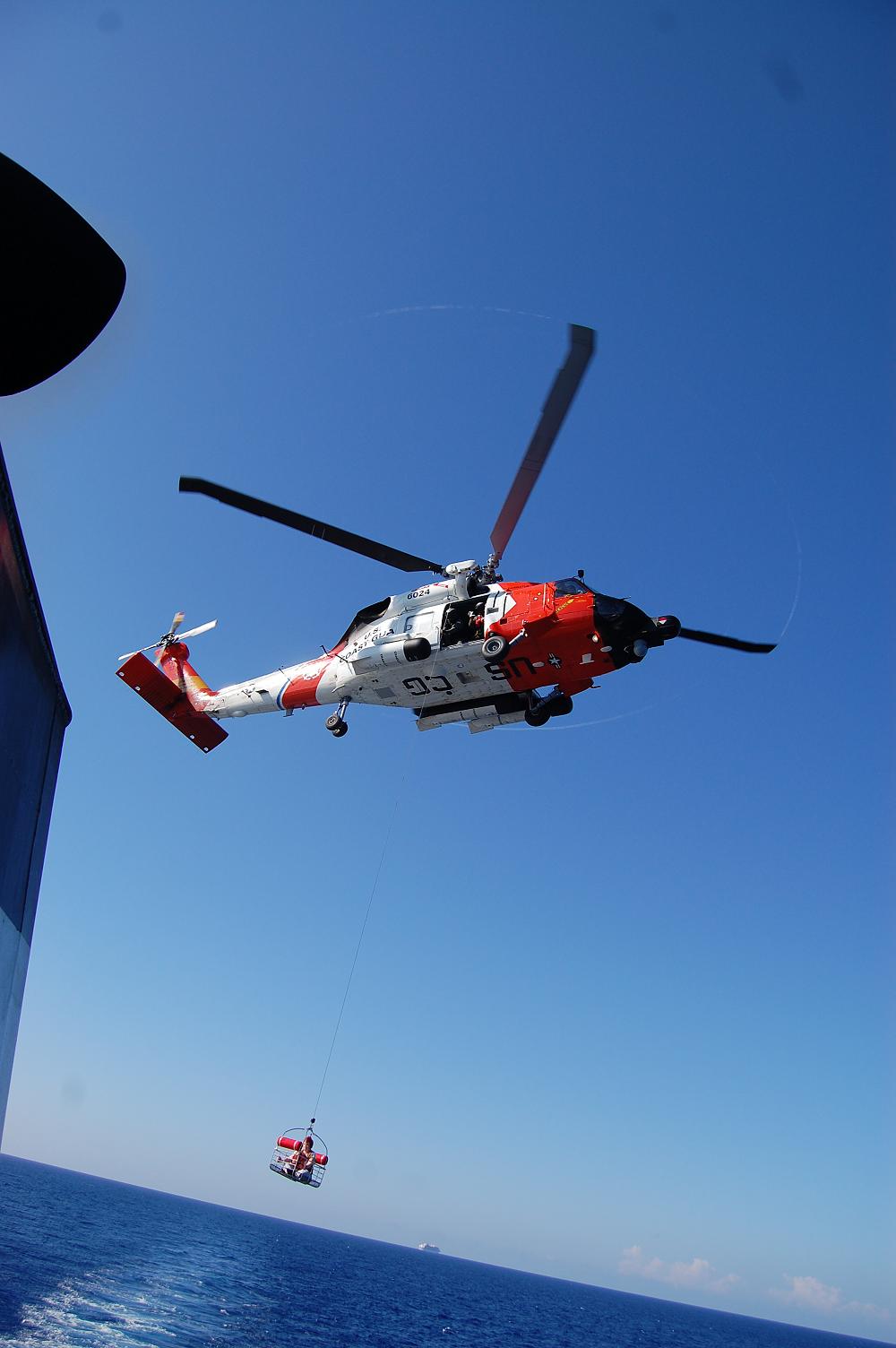 Coast Guard - Medevac - Cruise Passenger