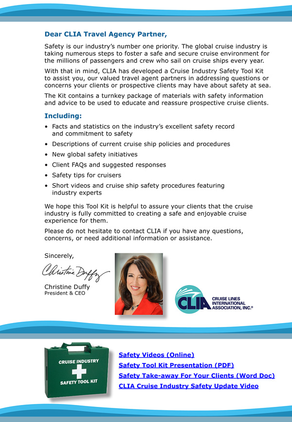 CLIA Safety Tool Kit - Cruise Ship Dangers