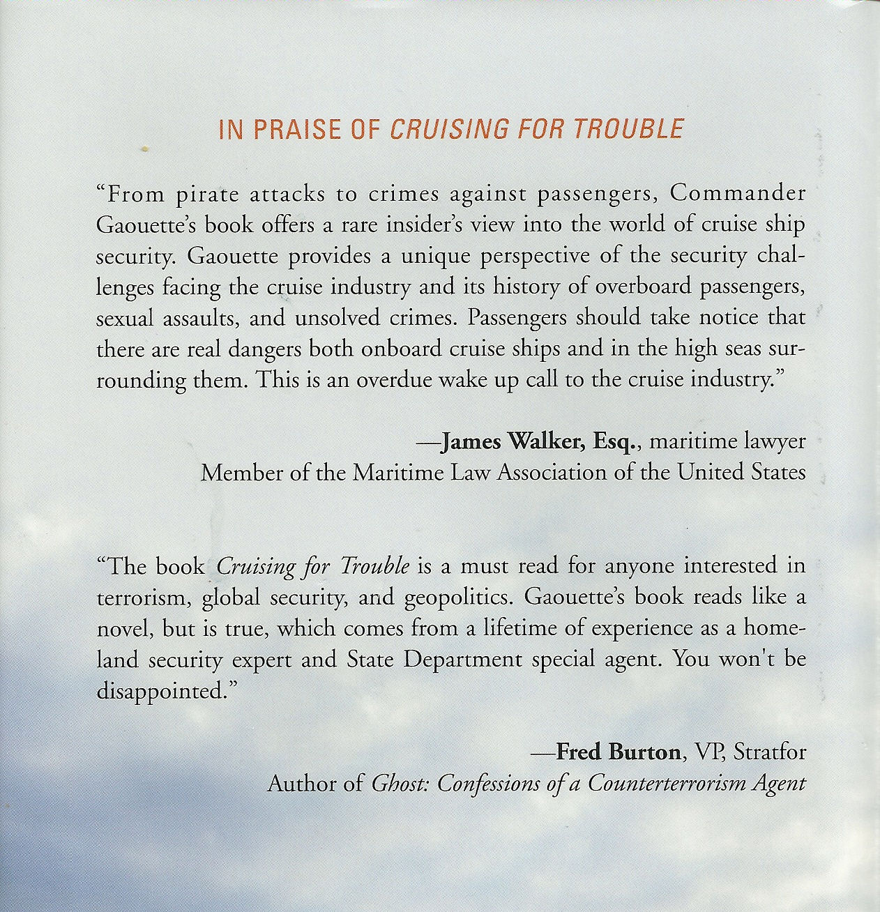 Cruising for Trouble - Mark Gaouette - Pirates, Terrorists, Criminals