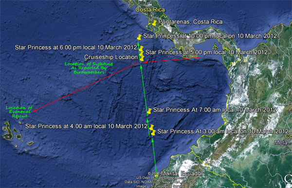 Princess Cruise Ship - Star Princess - Tracking Info AIS