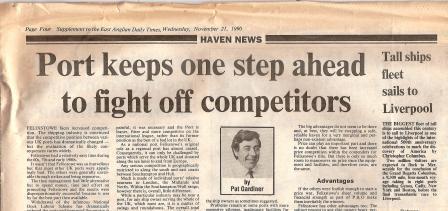 Pat Gardiner - Maritime Shipping  