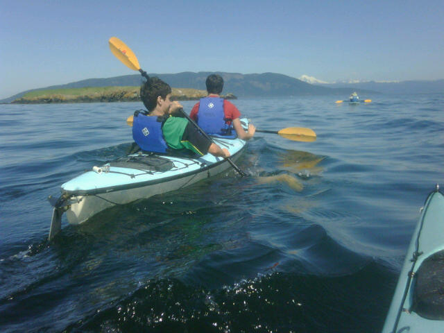 Kayaking Orca's Island