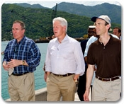 Richard Fain - President Clinton - Adam Goldstein - Labadee - Before Disaster