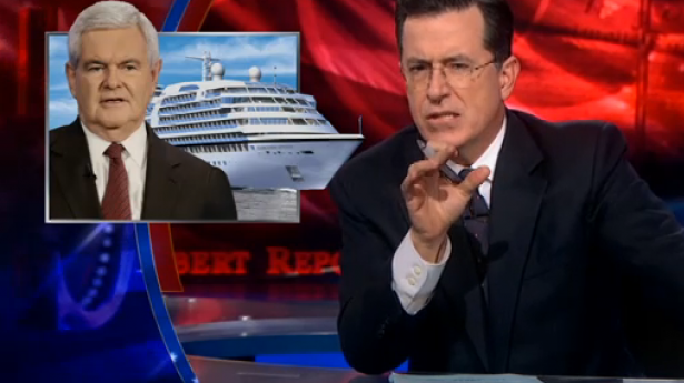Newt Gingrich - Greek Cruise 