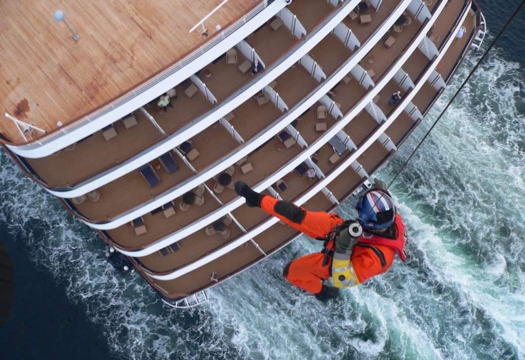 Coast Guard Medevac - Cruise Ship - Medical Rescue