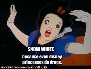 Disney Cruise Ship - Drugs - Snow White Snorting Coke?