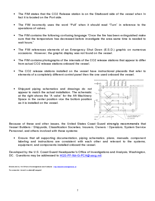 Marine Safety Reports - Carnival Splendor Fire
