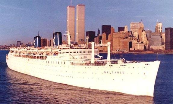 Cruise Ship H.M.S Britania - Twin Towers - 9/11