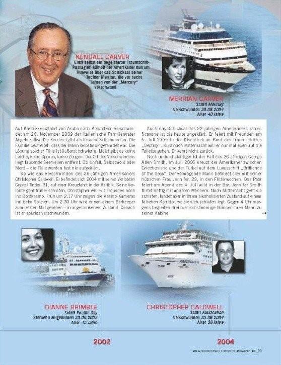 Wunderwelt Wisen - Cruise Crimes and Disappearances