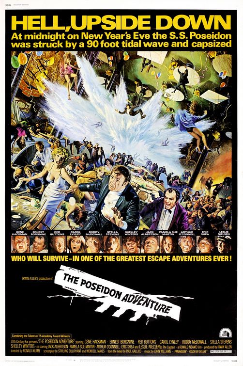Poseidon Adventure - Cruise Disaster - Sinking - Fire