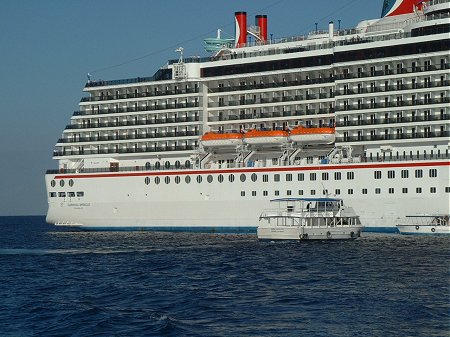 Tender Boat - Cruise Ship - Grand Cayman - Carnival Cruise