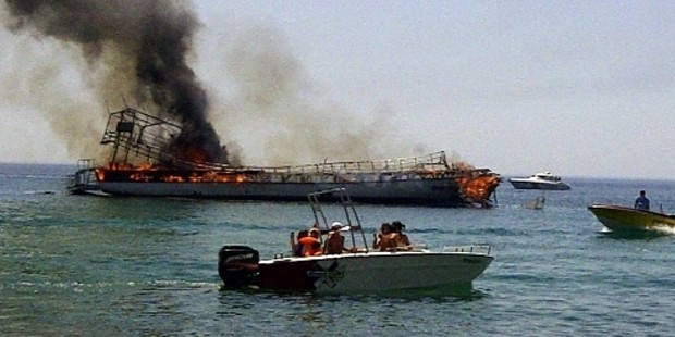 Didim Mavis Cruise Ship Fire