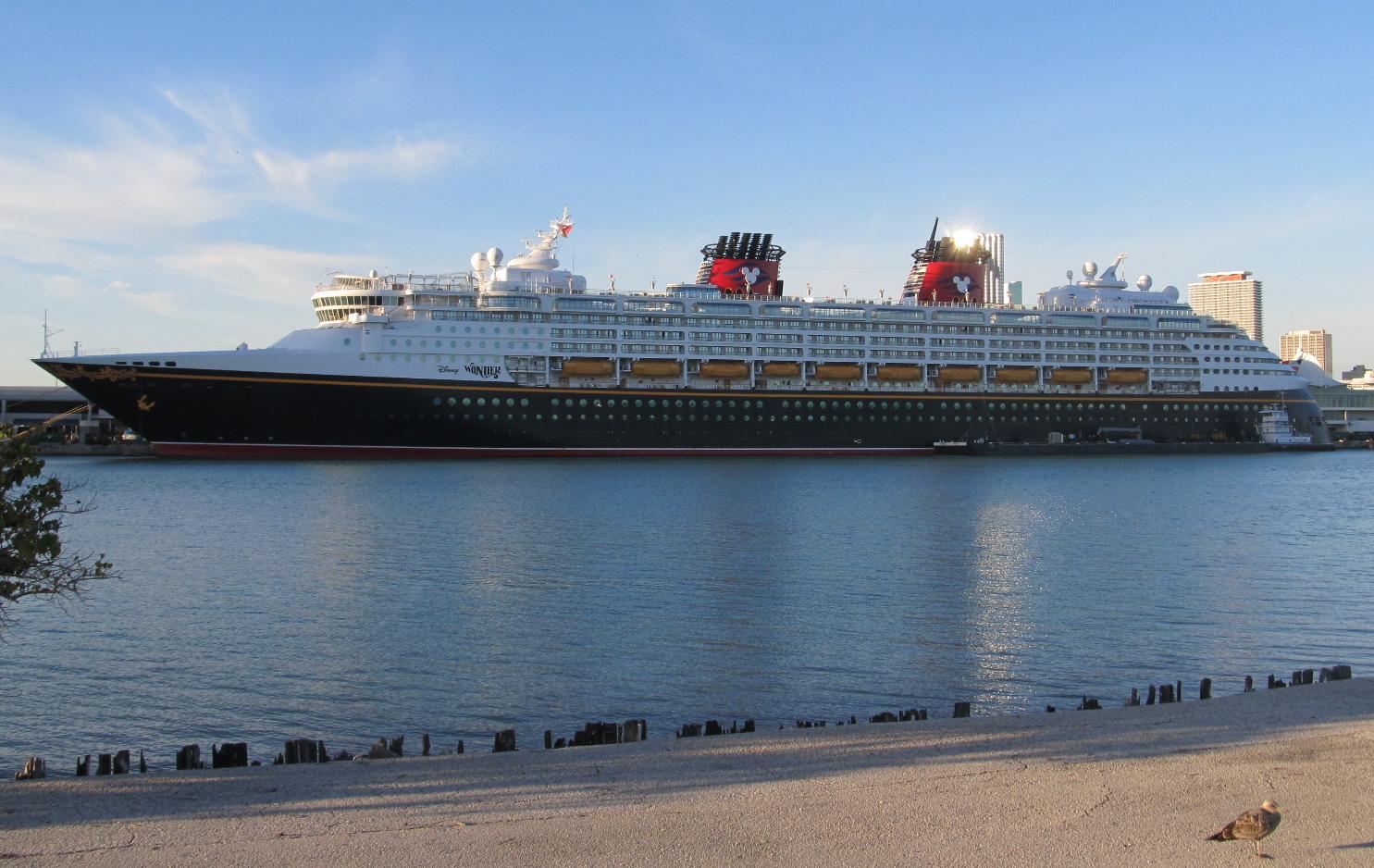 Disney Wonder Cruise Ship Inaugural Cruise Miami