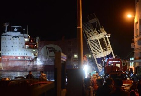 Jolly Nero Collision Genoa Italy