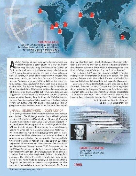 Cruise ship - The Perfect Place For The Perfect Crime