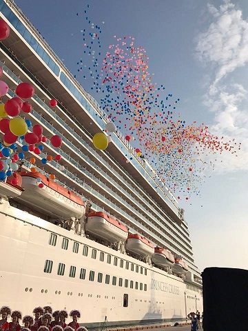 Princess Cruises Balloon Release