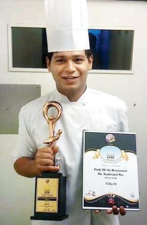 HAL crew member Clifford Menezes