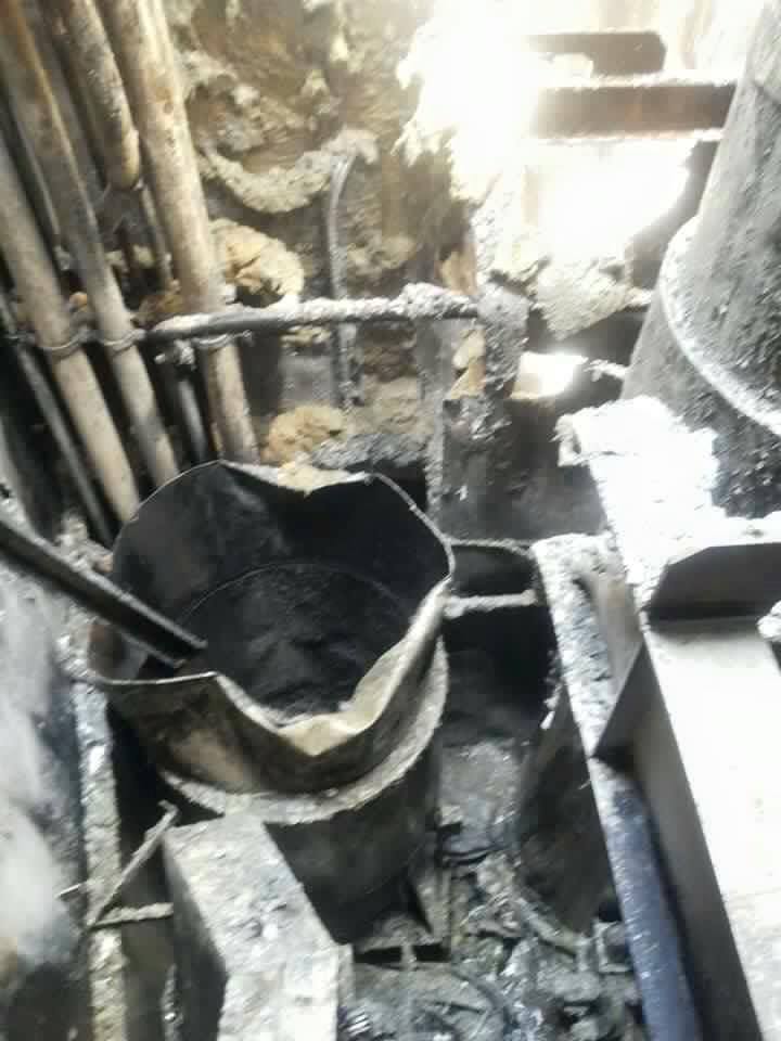 Freedom of the Seas Fire Falmouth Jamaica