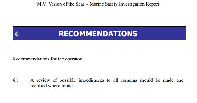 Vision of the Seas SQM Safety and Quality Manual Royal Caribbean