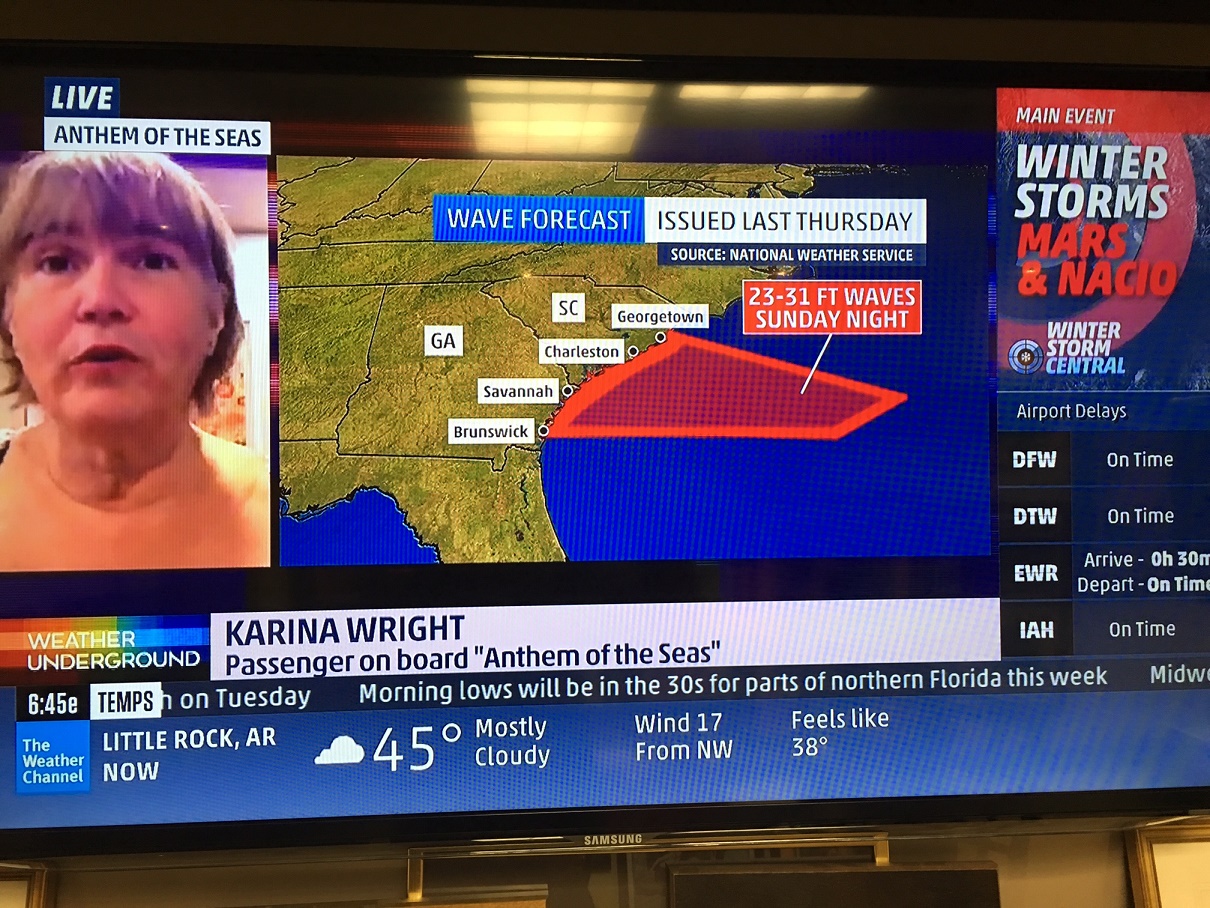 Storm Anthem of the Seas Cruise